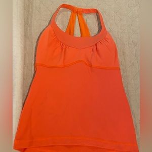 Lululemon Size 6 orange tank